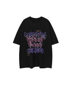 HOOK HOOK -select- ポッププリント半袖TEE アイモハ トップス カットソー・Tシャツ ホワイト ブラウン ブラック レッド グリーン