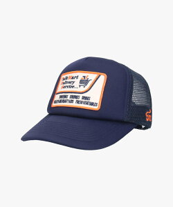 TalkMart TalkMart POLY-KNIT TRUCKER CAP_NAVY / �g�[�N�}�[�g �I�[�o�[���C�h �X�q �L���b�v �l�C�r�[�y���������z