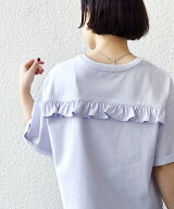 SHIPS WOMEN 【WEB限定】＜接触冷感＞オーガニック コットン フリル TEE シップス トップス カットソー・…