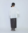ギャザースキッパーブラウス