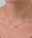 【SV】バテイダイヤモンドネックレス/金属アレルギー対応<全長約39�p+6cm>
