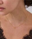【SV】バテイダイヤモンドネックレス/金属アレルギー対応<全長約39�p+6cm>