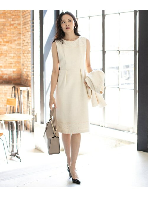 Anayi バスケットツイードレースワンピース Rakuten Fashion 楽天ファッション 旧楽天ブランドアベニュー An5323