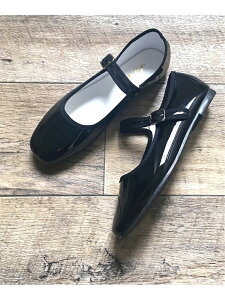 【SALE/39%OFF】AAA+Feminine ワンピース オフィスカジュアル セットアップ スクエアトゥカンフーシューズ ☆3545 サンエーフットウェアー シューズ・靴 バレエシューズ ブラック