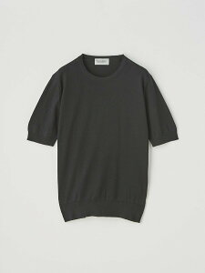 JOHN SMEDLEY �����R�b�g���j�b�g�v���I�[�o�[ �b NELL �b 30G MODERN FIT �W�����X���h���[ �g�b�v�X �j�b�g �u���b�N�y���������z