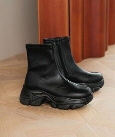 【SALE／20%OFF】LOWRYS FARM ストレッチスニーカーブーツ ローリーズファーム シューズ・靴 ブーツ ホワイト ブラック ブラウン【送料無料】