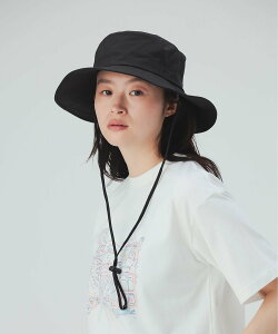 BEAMS HEART WOMEN �A�h�x���`���[ �n�b�g(UV�J�b�g�E�����E�ڐG�⊴) 26SS �t�F�X �r�[���X �n�[�g �X�q �n�b�g �z���C�g �u���b�N �u���[�y���������z