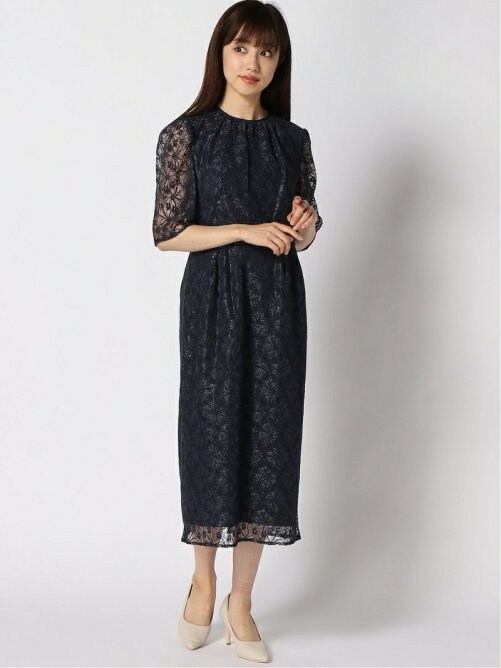 Kaene ラメギャザースリーブワンピース Rakuten Fashion 楽天ファッション 旧楽天ブランドアベニュー Ay4324