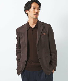 【SALE／70%OFF】UNITED ARROWS green label relaxing アメリカンMRN チェック 2B RG 2PP- ジャケット -ストレッチ- ユナイテッドアローズ アウトレット ジャケット・アウター テーラードジャケット・ブレザー ベージュ ブラウン【送料無料】