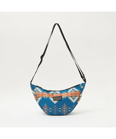 ABAHOUSE LASTWORD 【PENDLETON / ペンドルトン】HALF MOON BAG/ムーン型バッ アバハウス バッグ ショルダーバッグ ネイビー ホワイト ブラック【送料無料】