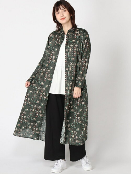 Hakka アンティークローズプリントワンピース 前開き Rakuten Fashion 楽天ファッション 旧楽天ブランドアベニュー Dr0325