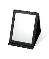 Francfranc ツイード 折り畳みミラー L フランフラン メイク道具・美容器具 手鏡・メイクミラー ブラック
