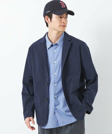 【SALE／60%OFF】UNITED ARROWS green label relaxing クールタッチシャンブレー ジャーディガン -ストレッチ・接触冷感- ユナイテッドアローズ アウトレット ジャケット・アウター テーラードジャケット・ブレザー ネイビー ベージュ【送料無料】