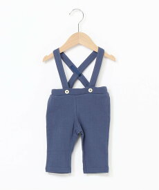 【SALE／50%OFF】petit main サス付きパンツ ナルミヤオンライン マタニティウェア・ベビー用品 ベビートップス グリーン ホワイト ブルー