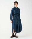 【SALE／30%OFF】BEAMS HEART WOMEN 【4/2新規値下げ】デニム シャツ ワンピース 26SS ウォッシャブル ビームス ハート ワンピース・ドレス シャツワンピース ネイビー【送料無料】