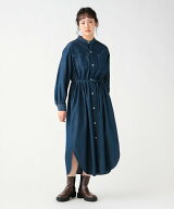 【SALE／50%OFF】BEAMS HEART WOMEN 【4/2新規値下げ】デニム シャツ ワンピース 26SS ウォッシャブル ビ…