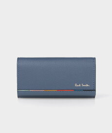 【SALE／30%OFF】Paul Smith 【公式】レイヤードストライプ キーケース ポール・スミス　アウトレット 財布・ポーチ・ケース その他の財布・ポーチ・ケース ネイビー ブラウン ブラック【送料無料】