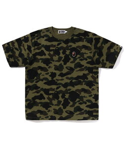 A BATHING APE 1ST CAMO ONE POINT TEE A xCVO GCv gbvX Jbg\[ETVc O[ CG[yz