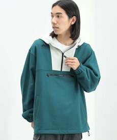 【SALE／60%OFF】BEAMS HEART MEN GERRY / スウェット アノラック パーカー ビームス アウトレット トップス スウェット・トレーナー ネイビー グリーン