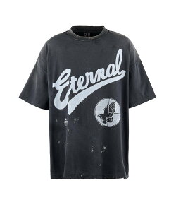ROYAL FLASH SAINT MICHAEL/Zg}CP/FG SS TEE / SNT OF GOD BLACK CtbV gbvX Jbg\[ETVc ubNyz