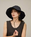 SALON adam et rope' 【追加・WEB限定】2WAYレイヤーハット[接触冷感・洗える・撥水・取り外し可能] サロン アダム エ…