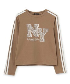 【SALE／50%OFF】by LOVEiT レースナンバーTシャツ ナルミヤオンライン トップス カットソー・Tシャツ ホワイト
