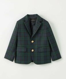 【SALE／40%OFF】UNITED ARROWS green label relaxing TRW ブラックウォッチ ジャケット / キッズ 110cm-130cm ユナイテッドアローズ アウトレット ジャケット・アウター テーラードジャケット・ブレザー グリーン【送料無料】