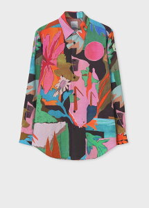 Paul Smith River Collage �v�����g �����V���c �|�[���E�X�~�X �g�b�v�X �V���c�E�u���E�X �u���[�y���������z