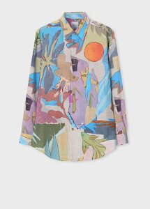 Paul Smith River Collage �v�����g �����V���c �|�[���E�X�~�X �g�b�v�X �V���c�E�u���E�X �u���[�y���������z