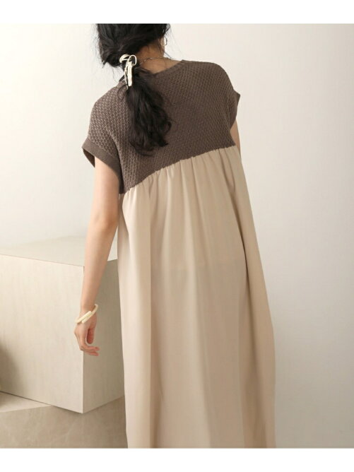Bou Jeloud Web限定 ニット布帛コンビワンピース Rakuten Fashion 楽天ファッション 旧楽天ブランドアベニュー Cv0327
