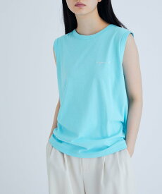 【SALE／40%OFF】ADAM ET ROPE' FEMME 【agnes b. pour ADAM ET ROPE'】SLEEVELESS T-SHIRTS アダムエロペ トップス ノースリーブ・タンクトップ ブラック ホワイト グリーン ブルー ピンク【送料無料】