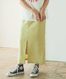 【SALE／60%OFF】B:MING by BEAMS B:MING by BEAMS / スリット ペンシル スカート ビームス アウトレット スカート ロング・マキシスカート パープル グリーン