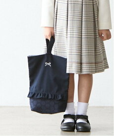 【SALE／50%OFF】petit main フリルシューズバッグ ナルミヤオンライン シューズ・靴 シューケア用品・シューズ小物 パープル ネイビー