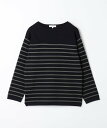 【SALE／50%OFF】a day in the life ハイゲージ ミラノリブ ボーダー ボートネック ニット-ハンドウォッシャブル-＜A DAY IN THE LIFE＞ ユナイテッドアローズ アウトレット トップス ニット ホワイト ネイビー