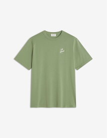 Maison Kitsune Maison Kitsune/(U)CAFE KITSUNE RELAX TEE メゾン キツネ トップス カットソー・Tシャツ カーキグリーン ホワイト ブラック【送料無料】