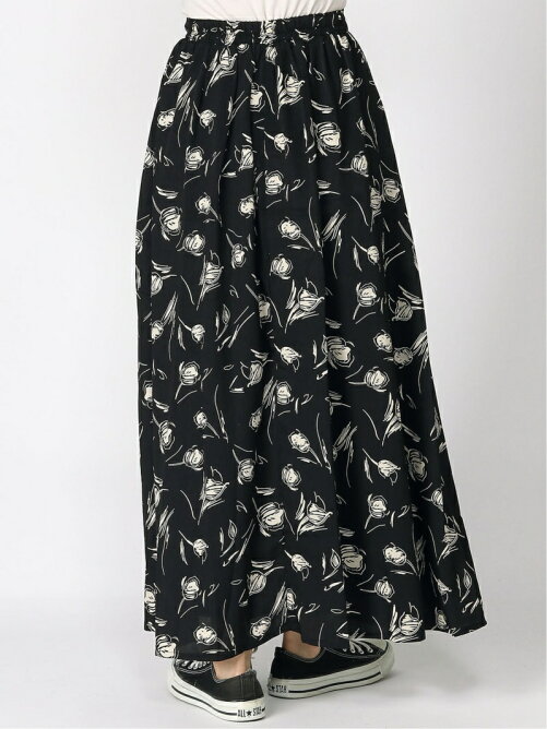 Anap Chille チューリップペイント柄ロングフレアスカート Rakuten Fashion 楽天ファッション 旧楽天ブランドアベニュー Aw28