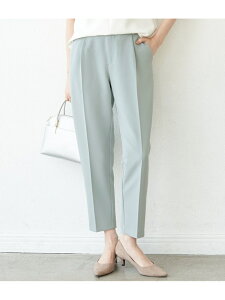 【SALE/10%OFF】ROPE' PICNIC 【360°ウルトラストレッチ】【WEB限定34,42サイズ】タックテーパードパンツ ロペピクニック パンツ/ジーンズ パンツその他 グリーン グレー ネイビー ブルー ブラック ブラウン【送料無料】