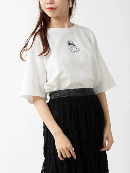 A G Plus やんちゃガール刺繍tee Rakuten Fashion 楽天ファッション 旧楽天ブランドアベニュー Aw7329