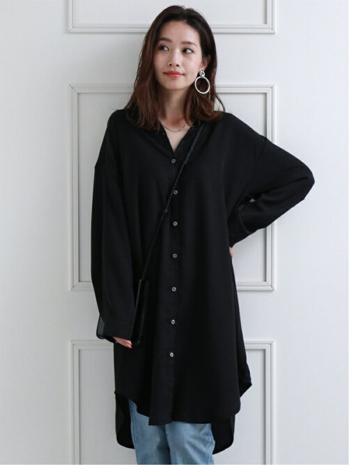 Clear 2wayシャツチュニックワンピース Rakuten Fashion 楽天ファッション 旧楽天ブランドアベニュー Bk9329