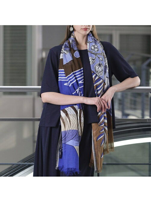 Liliane Burty イヌイトゥーシュ 猫プリント大判ストール Rakuten Fashion 楽天ファッション 旧楽天 ブランドアベニュー Cp5329