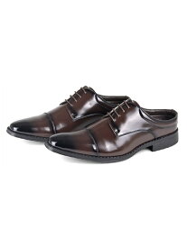 【SALE／20%OFF】AAA+ 防滑 軽量 ビジネスサンダル ストレートチップ外羽根 ☆2691 サンエーフットウェアー シューズ・靴 サンダル ブラウン ブラック