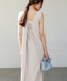 【SALE／40%OFF】Bab 【低身長向けサイズあり】イージージョーゼット前後2WAYジャンパースカート バブ / ブージュルード ワンピース・ドレス ジャンパースカート ベージュ ブラウン ブラック ホワイト