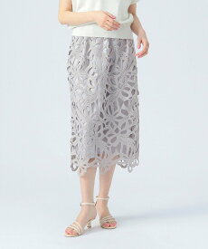 【SALE／30%OFF】BEAMS HEART WOMEN モチーフレース スカート ビームス ハート スカート その他のスカート ネイビー【送料無料】