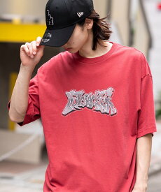 【SALE／63%OFF】WEGO MEN'S コンパクトフィットピグメントグラフィックT(SS) ウィゴー トップス カットソー・Tシャツ ホワイト レッド ブラック パープル