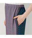 小紋ミックス柄サテンパンツ