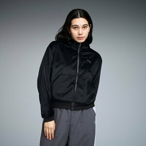 �ySALE�^30%OFF�zPUMA �E�B�����Y CORE HERITAGE �x���A �W���P�b�g CORE HERITAGE VELOUR JKT �v�[�} �W���P�b�g�E�A�E�^�[ ���̑��̃W���P�b�g�E�A�E�^�[ �u���b�N�y���������z