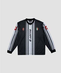 URBAN RESEARCH LOTTO CALCIO ST LONG-SLEEVE GAME SHIRTS �A�[�o�����T�[�` �g�b�v�X �J�b�g�\�[�ET�V���c �u���b�N�y���������z