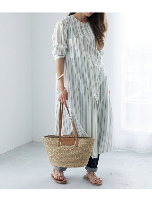 Rope Picnic リネン混ストライプシャツワンピース Rakuten Fashion 楽天ファッション 旧楽天ブランドアベニュー Az2330