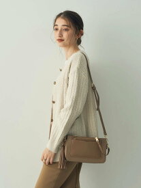 YECCA VECCA 【cache cache】タッセルショルダー/23AW イェッカヴェッカ バッグ その他のバッグ ベージュ【送料無料】