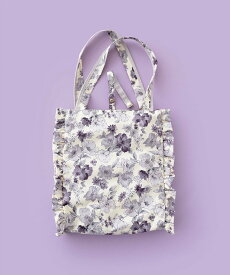 TOCCA 【大人百花掲載】【A4サイズ対応】BOTANICAL GARDEN PARTY SUBBAG サブバッグ トッカ バッグ トートバッグ ホワイト ピンク【送料無料】